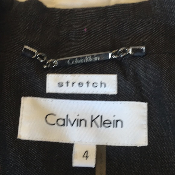 Calvin Klein charcoal gray black womens pant suit - Picture 2 of 8